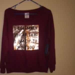 Maroon sweater Harry Potter line nwt